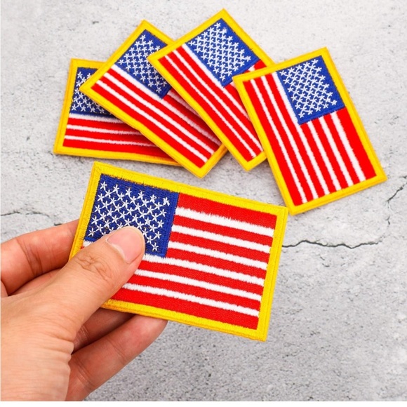 willabond Other - Uniform patches! 12 Iron-on American Flag patches 2.4 x 3.3 Inch